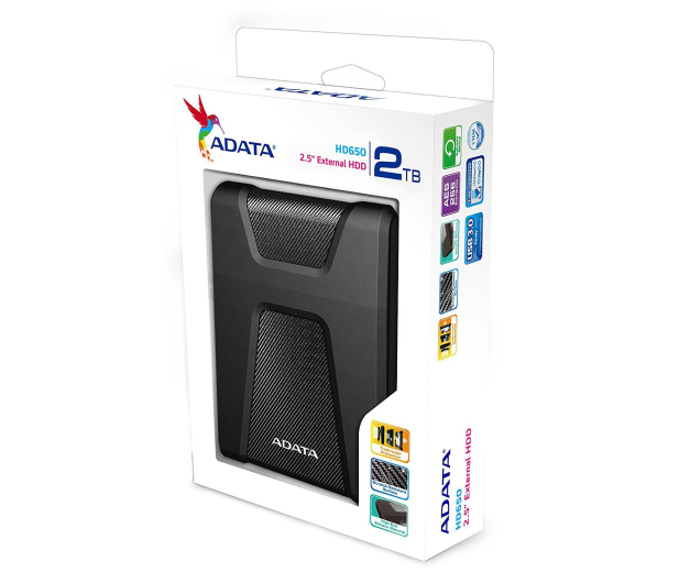 ADATA HD650 2TB USB 3.2 Gen. 1 Czarno-Srebrny - 387791 - zdjęcie 4